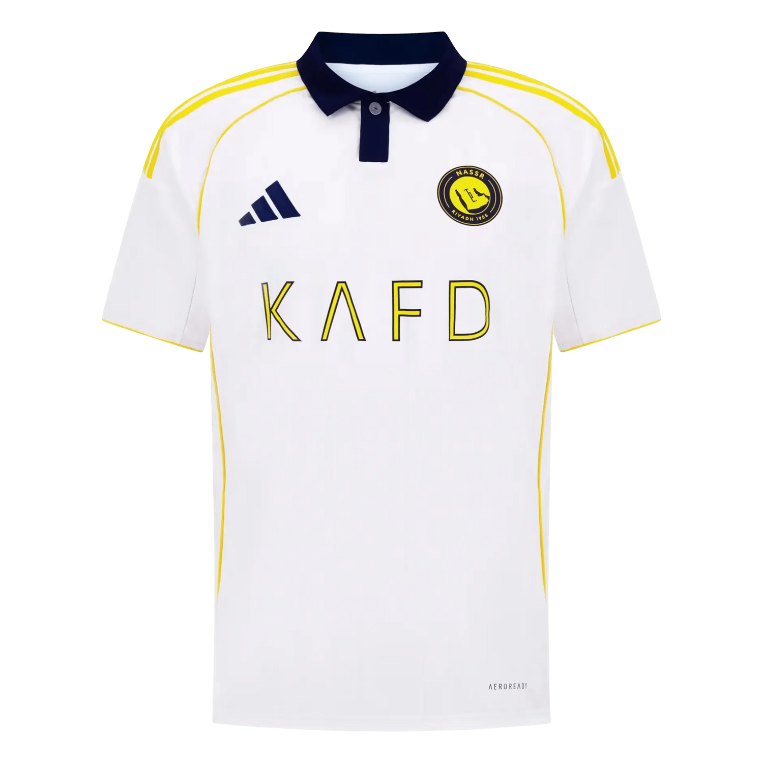 Al Nassr Ronaldo Jersey 2025 Third Kit White KAFD
