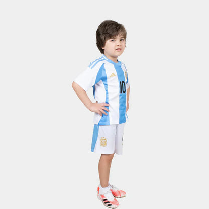 argentina home kids soccer jersey 2024 2025 messi 10