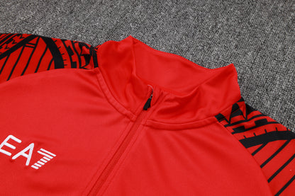 napoli 23 24 red Football Tracksuit