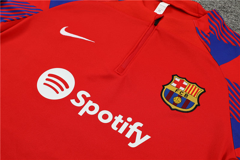 barcelona 23 24 red Football Tracksuit