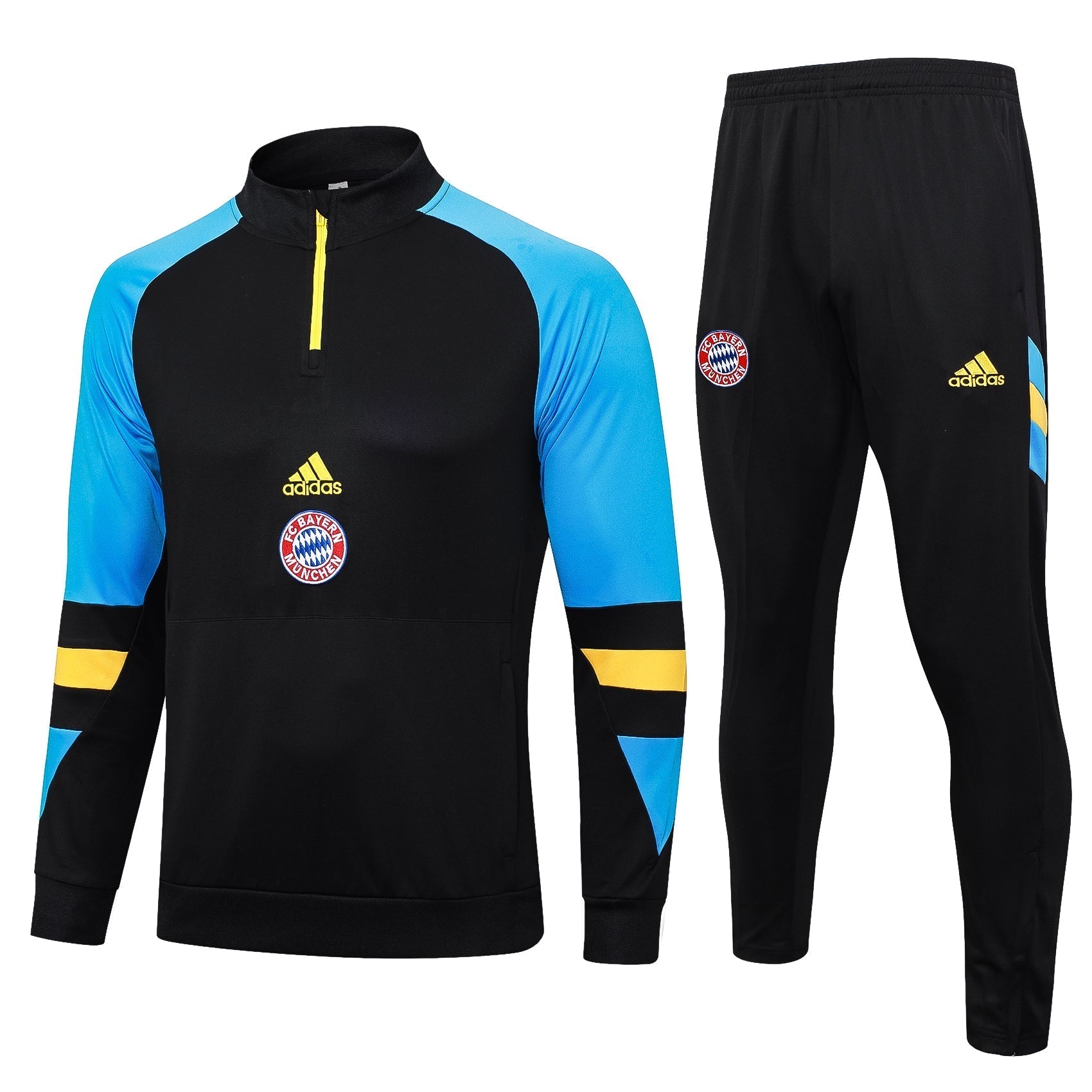 bayern munich 23 24 black Football Tracksuit 1