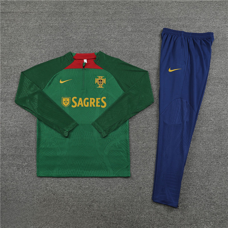 portugal 23 24 green Football Tracksuit