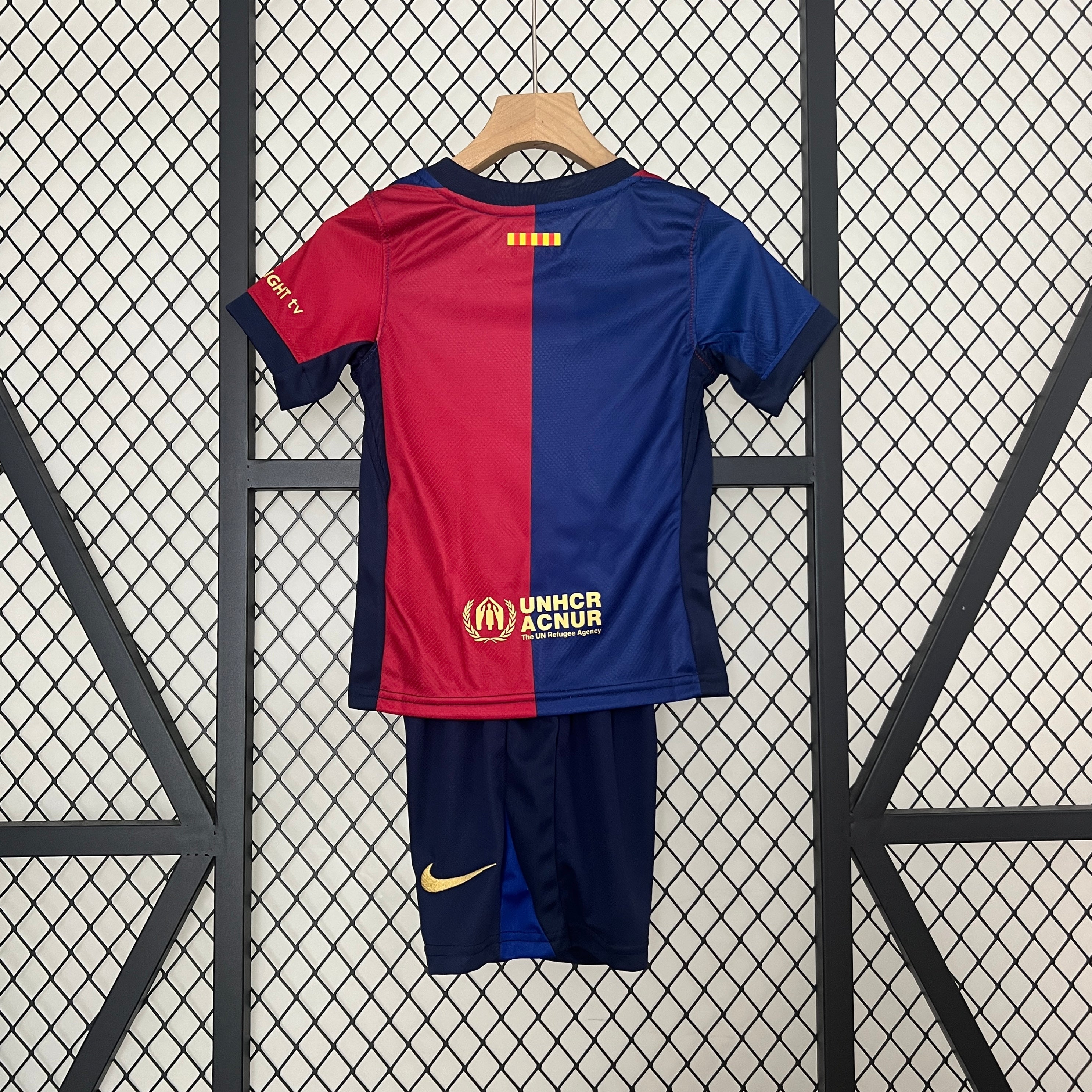 barcelona 24 25 Kids Football Kit home