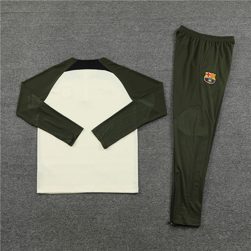 barcelona 23 24 balsamic white Football Tracksuit