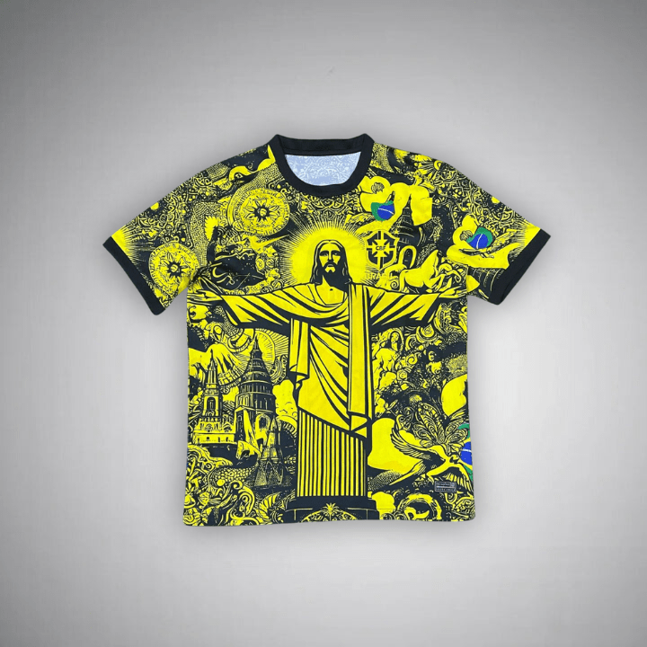 2024 brazil jesus premium yellow kit