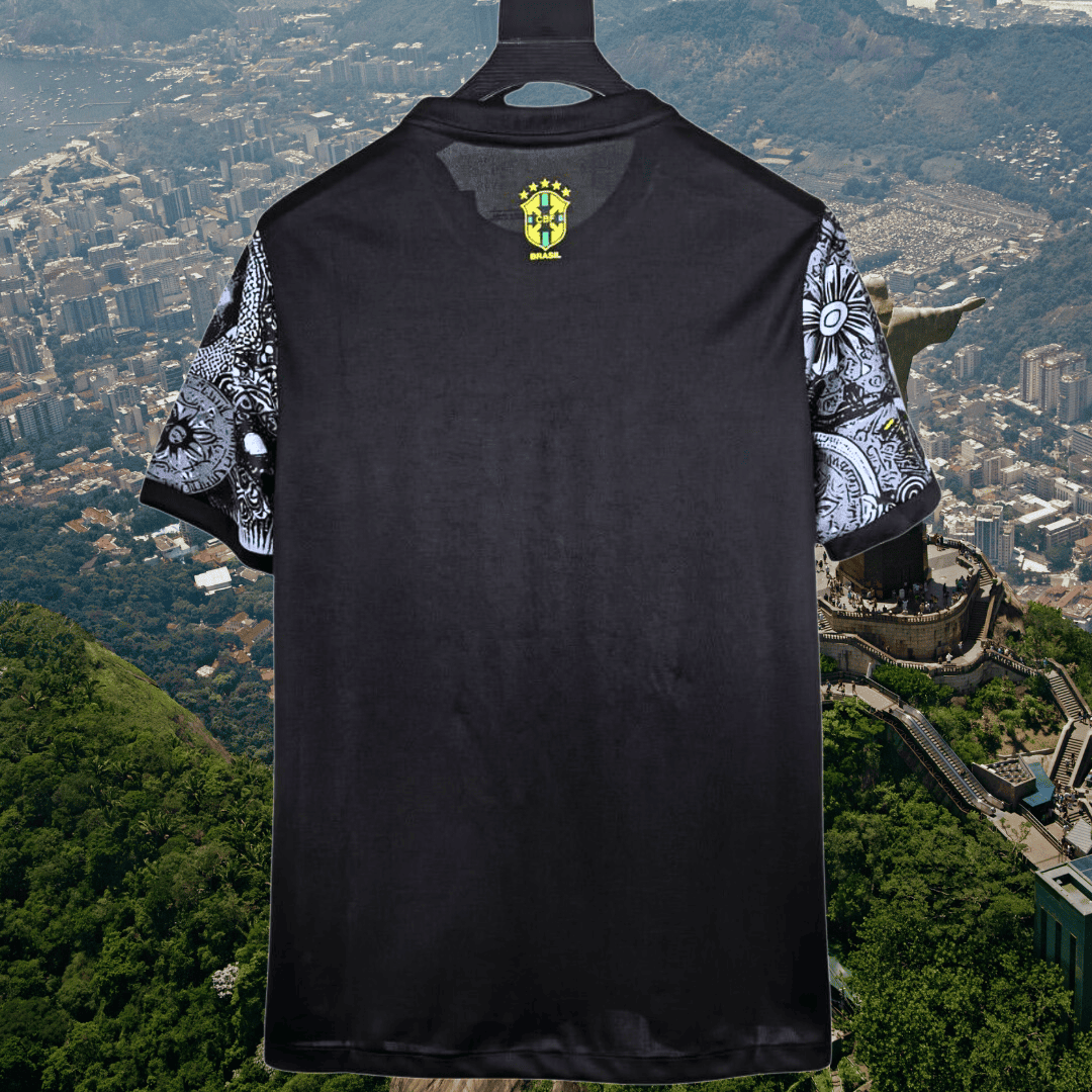 Brazil Jesus Christ The Redeemer 24 25 | Black Special Edition football Kit shirt soccer jersey t-shirt