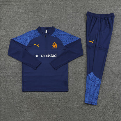 marseille 23 24 royal blue Football Tracksuit