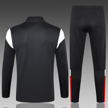 ac milan 23 24 black Football Tracksuit 2