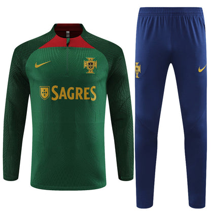 portugal 23 24 green Football Tracksuit