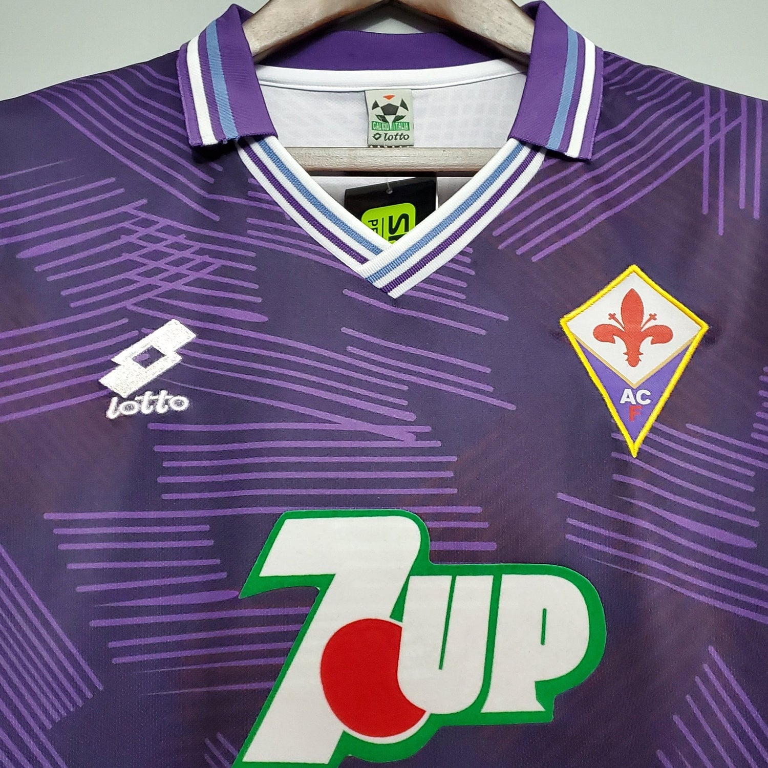 1992 1993 fiorentina home jersey Retro