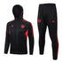 bayern munich 23 24 black Football Tracksuit with hat 1