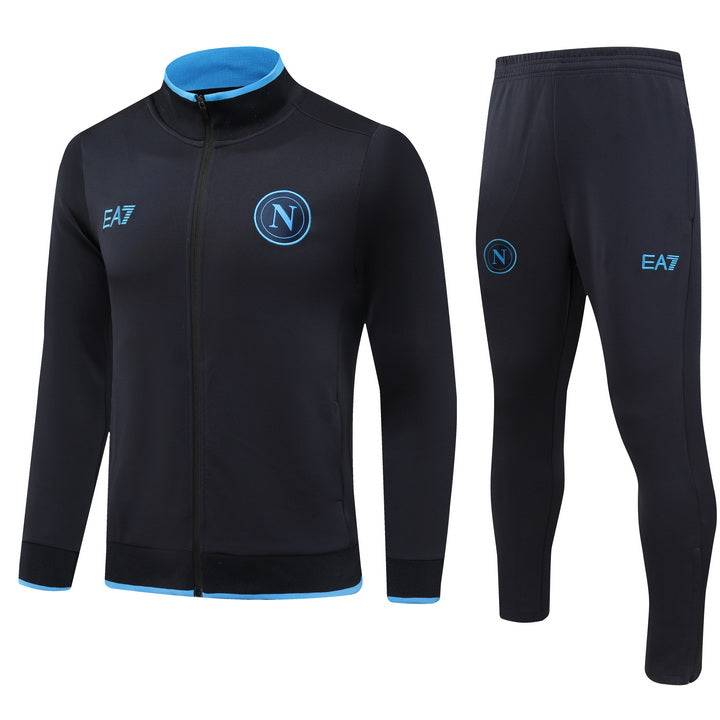 napoli 23 24 junior Football Tracksuit dark blue