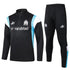 marseille 23 24 black Football Tracksuit 1