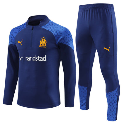 marseille 23 24 royal blue Football Tracksuit