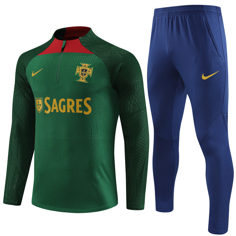 portugal 23 24 green Football Tracksuit