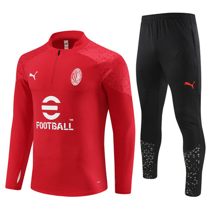 ac milan 23 24 red Football Tracksuit