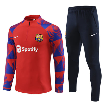 barcelona 23 24 red Football Tracksuit