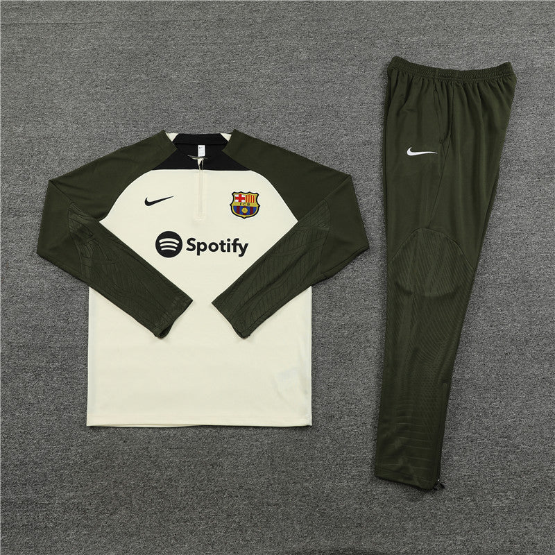 barcelona 23 24 balsamic white Football Tracksuit