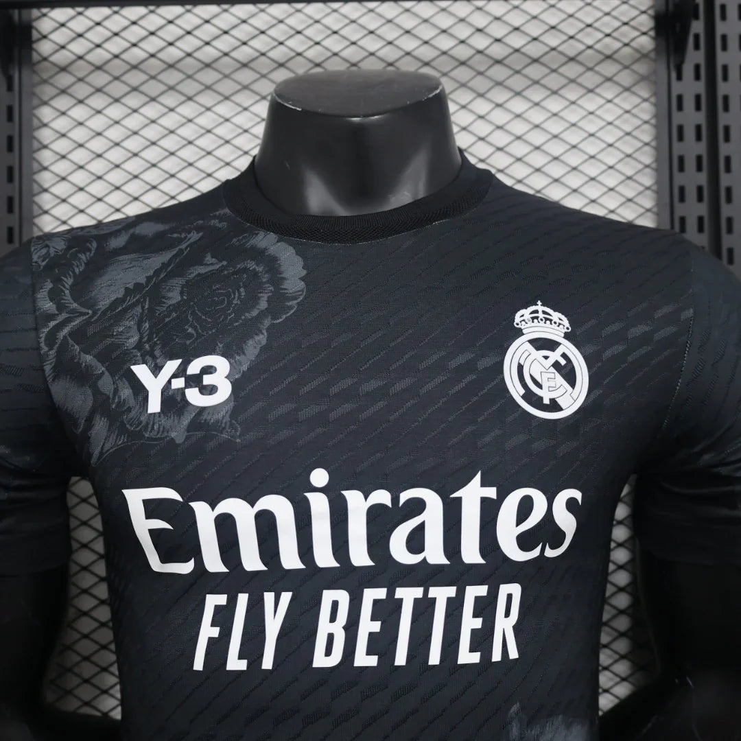 REAL MADRID Y3 SCHWARZES SONDEREDITIONS-KIT | 24/25 SPIELER VERSION