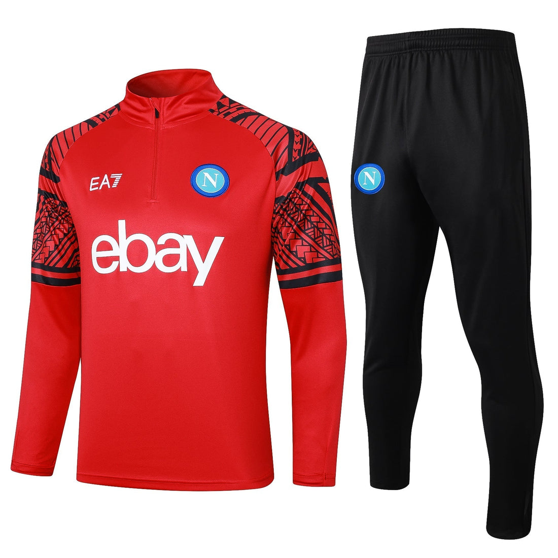 napoli 23 24 red Football Tracksuit