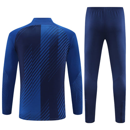 barcelona city 23 24 blue Football Tracksuit