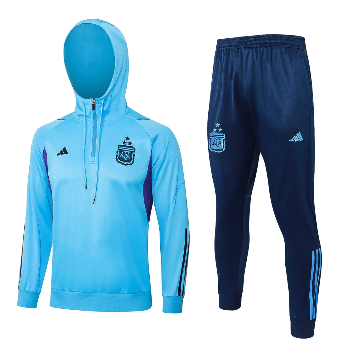 argentina 23 24 light blue Football Tracksuit with hat