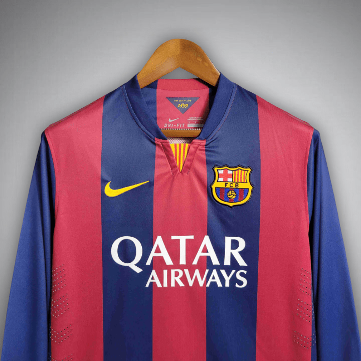 fc barcelona 2014 2015 long sleeve home kit