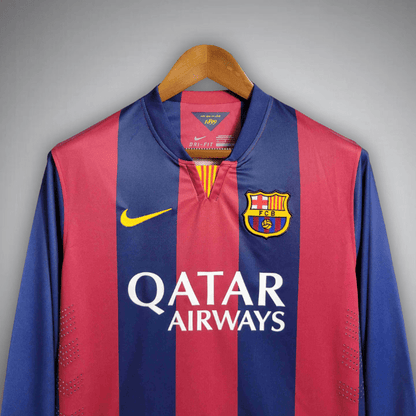 fc barcelona 2014 2015 long sleeve home kit