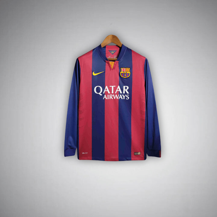 fc barcelona 2014 2015 long sleeve home kit