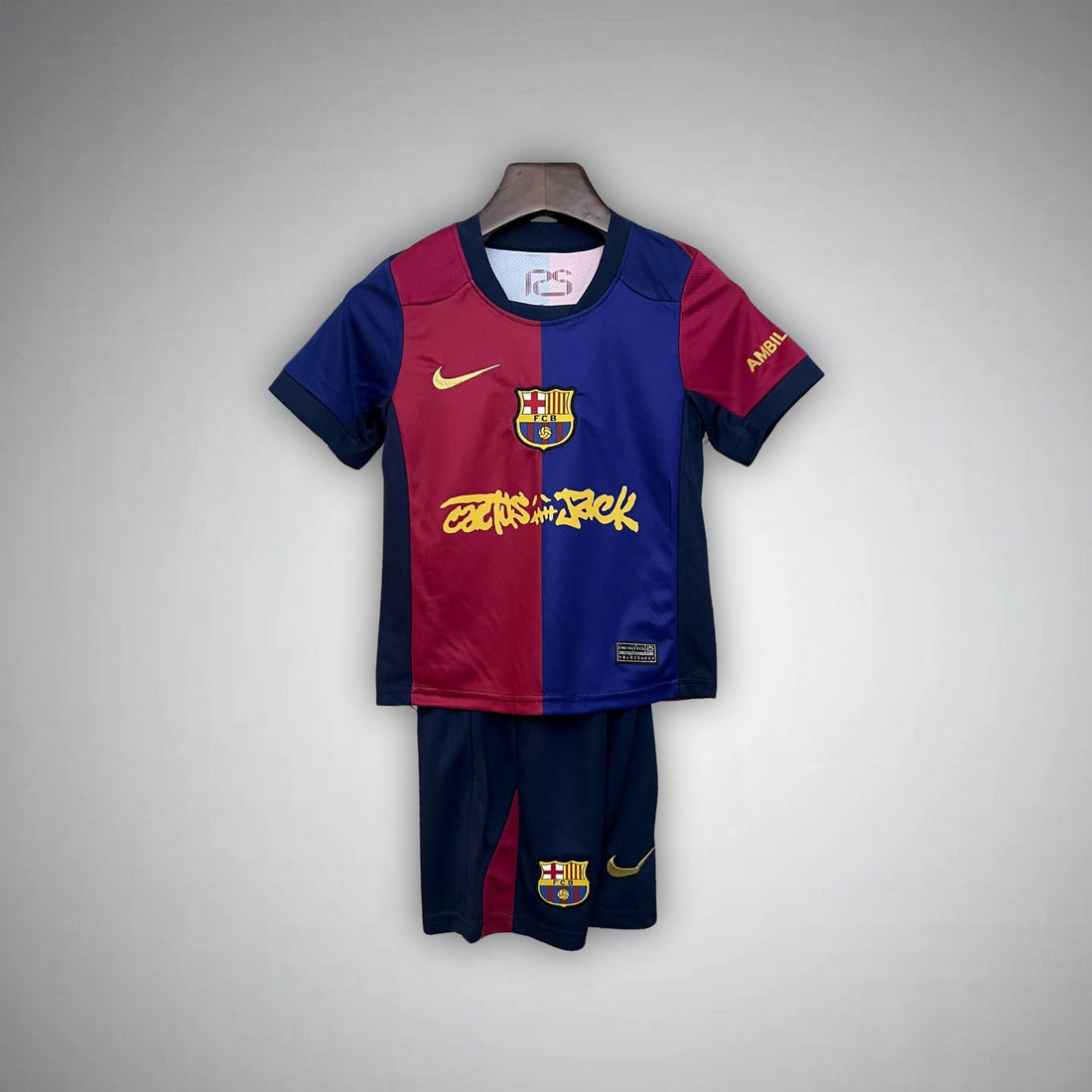 FC Barcelona x Cactus Jack Home Kids Football Kit