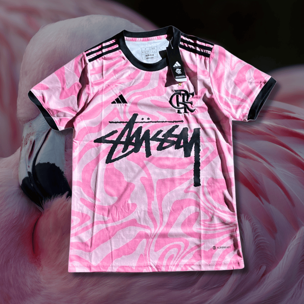 Stussy Flamengo Jersey | Pink Special Edition Kit