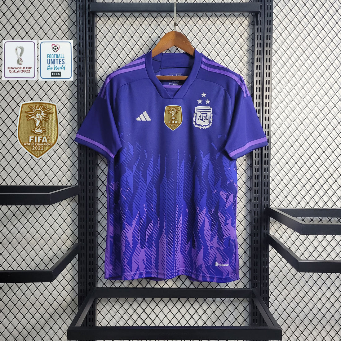 Camiseta visitante de Argentina para el Mundial 2022