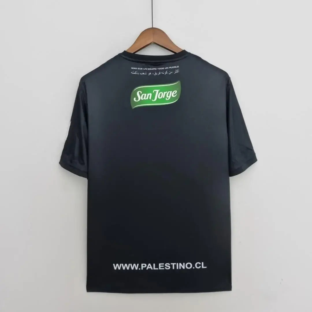 Camiseta de fútbol Palestina 22/23 del FC PALESTINO, color negro