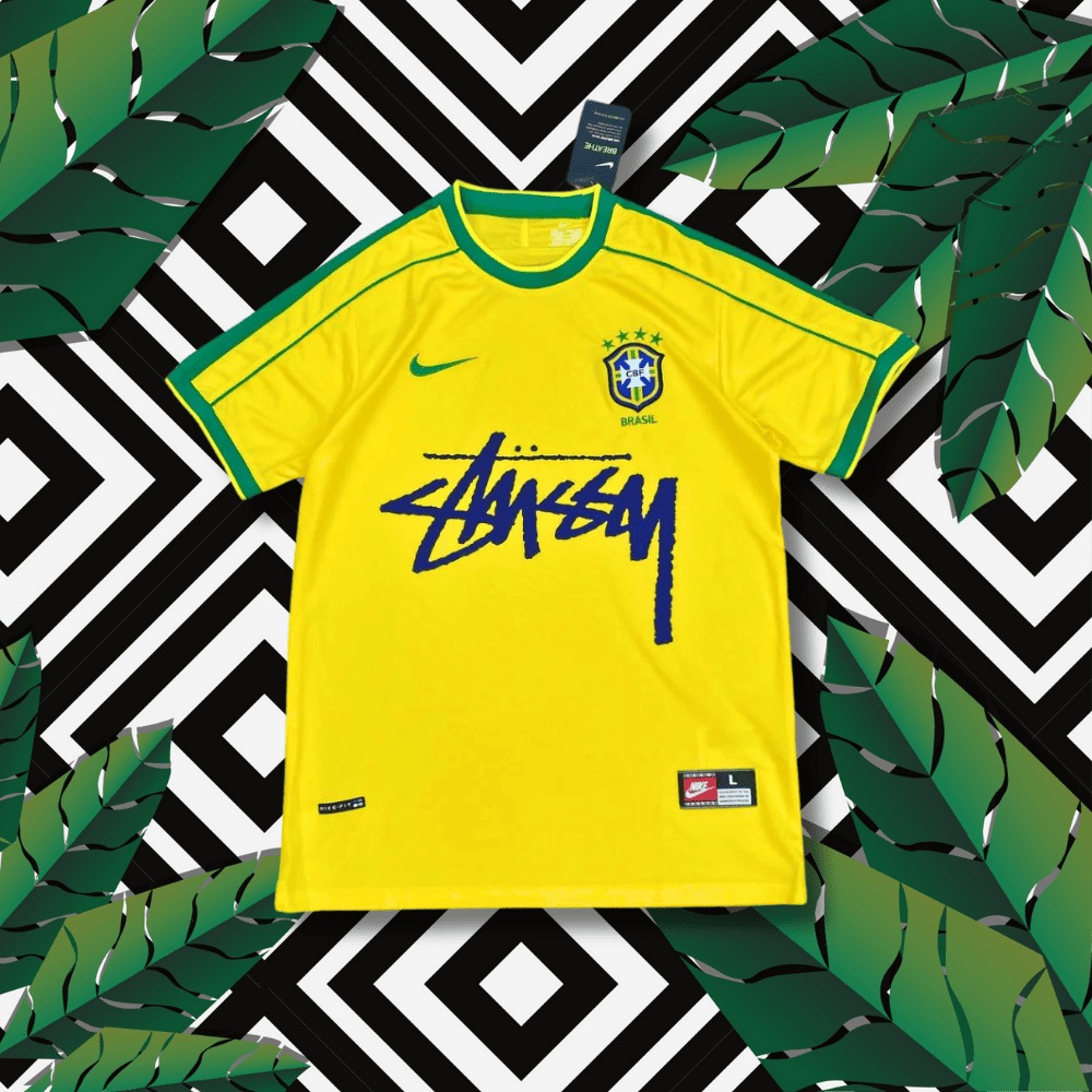 1998 Camiseta Brasil x Stussy