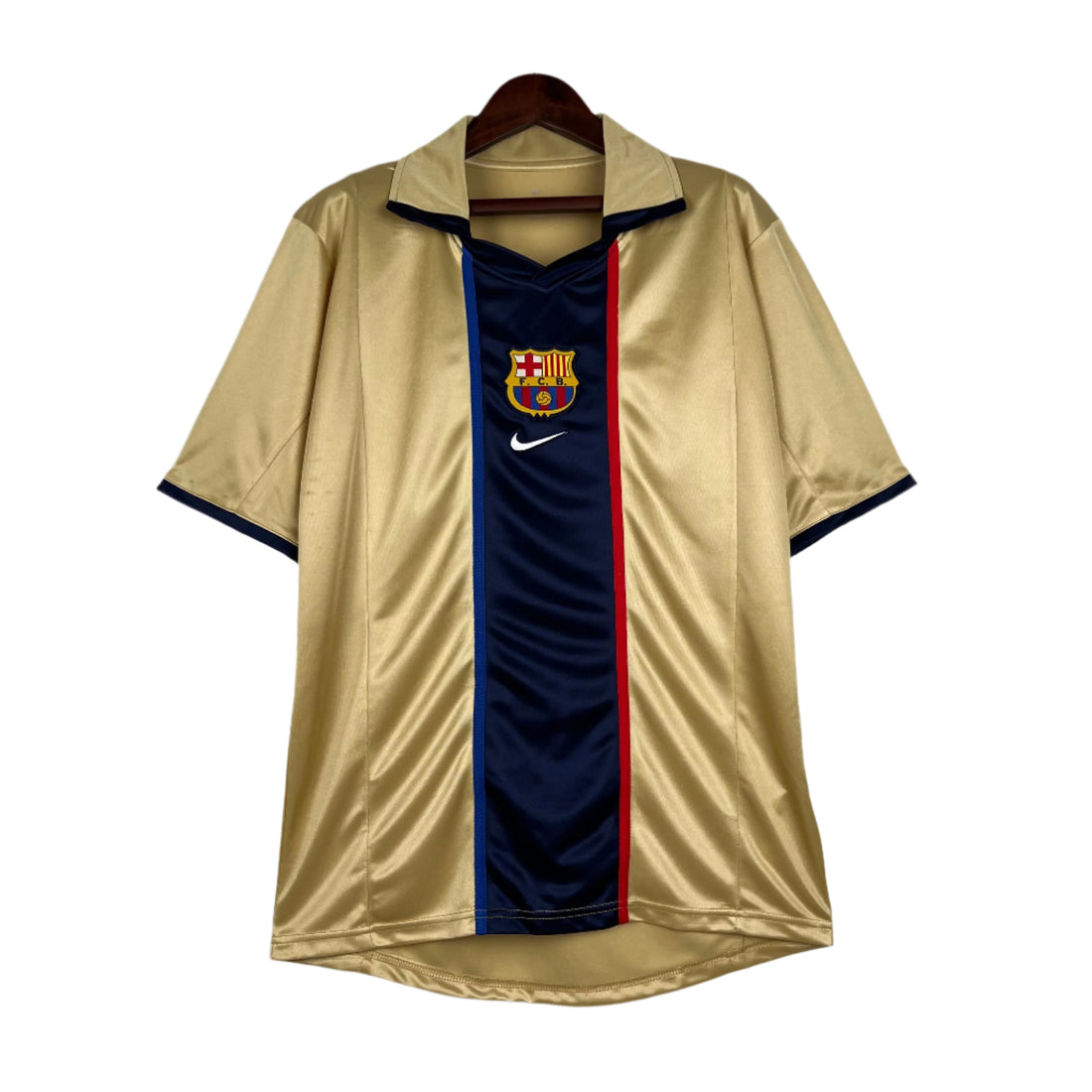 Camiseta de fútbol visitante del Barcelona 2002-2003