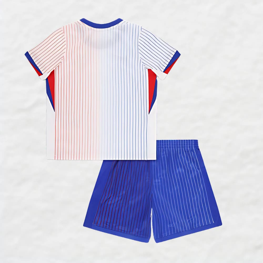 FRANCE EUROS 2024 AWAY KIDS FOOTBALL KIT