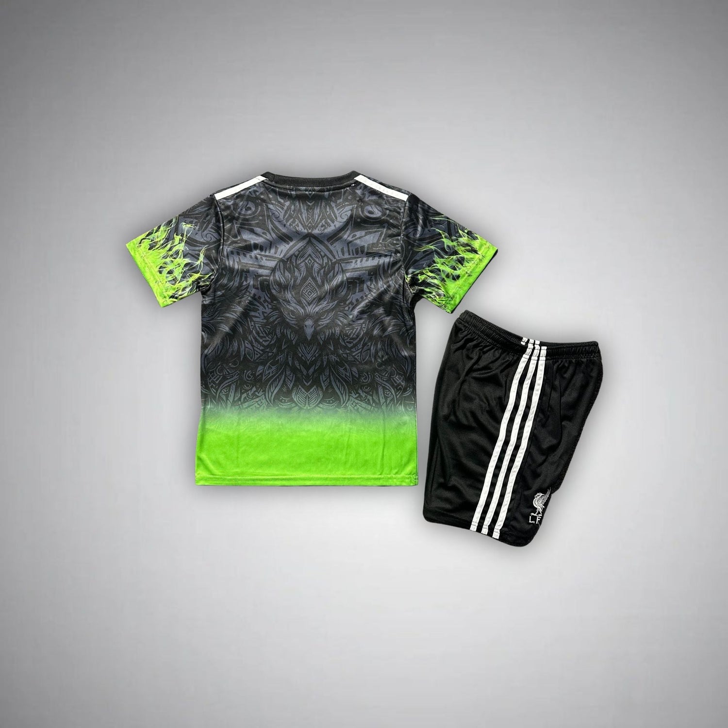 Liverpool Kids Football Kit Lime Phoenix