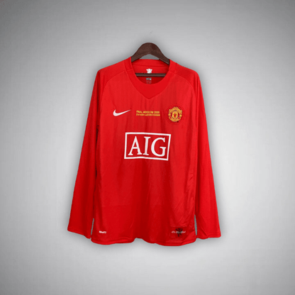 manchester united 2007 2008 home kit