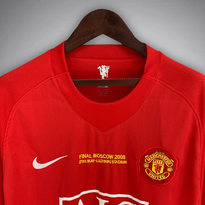 manchester united 2007 2008 home kit