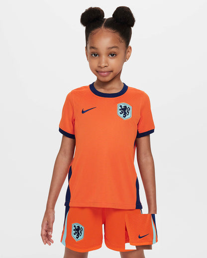 netherlands home kids soccer jersey 2024 2025