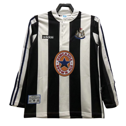 1995-97 Newcastle Retro Long Sleeve Shirt-Home