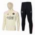 psg beige and black premium Football Tracksuit