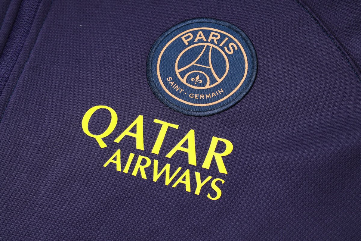 psg dark purple premium Football Tracksuit