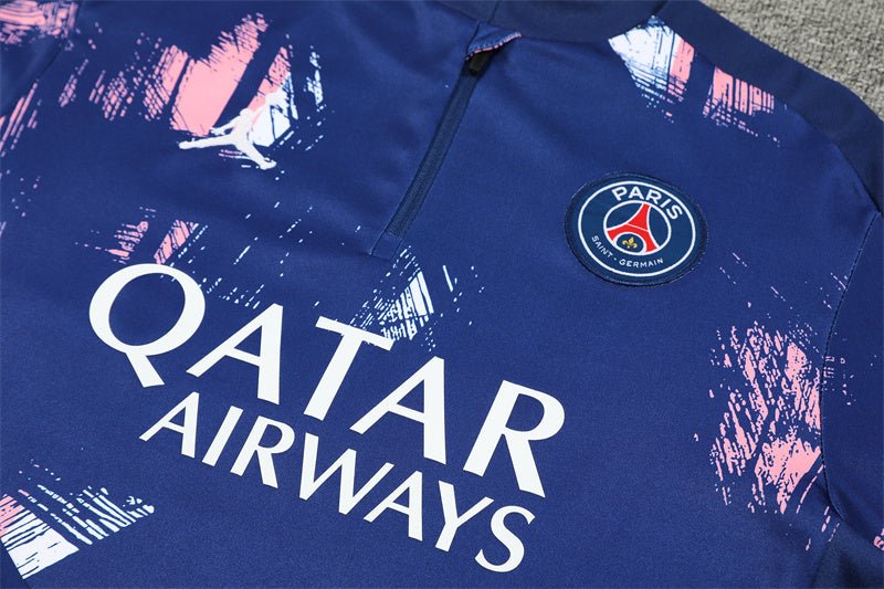 psg parisian frost blue premium Football Tracksuit