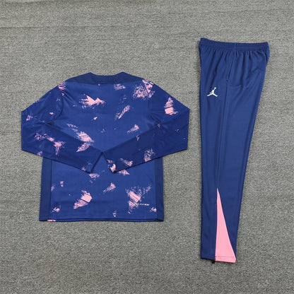 psg parisian frost blue premium Football Tracksuit