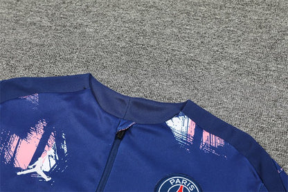 psg parisian frost blue premium Football Tracksuit