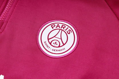 psg pink and black premium Football Tracksuit