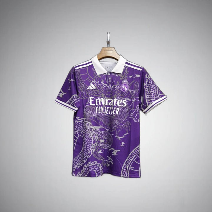 real madrid dragon morado