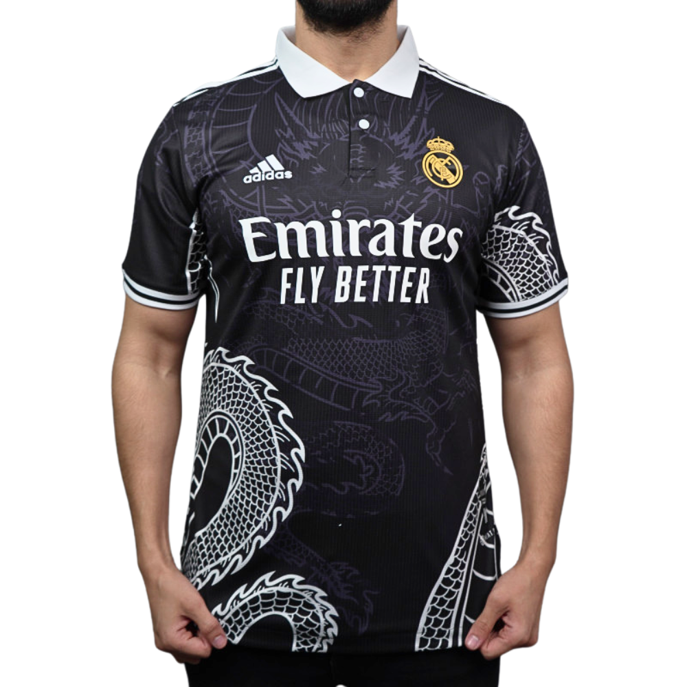 Camiseta del dragón del Real Madrid - Edición negra