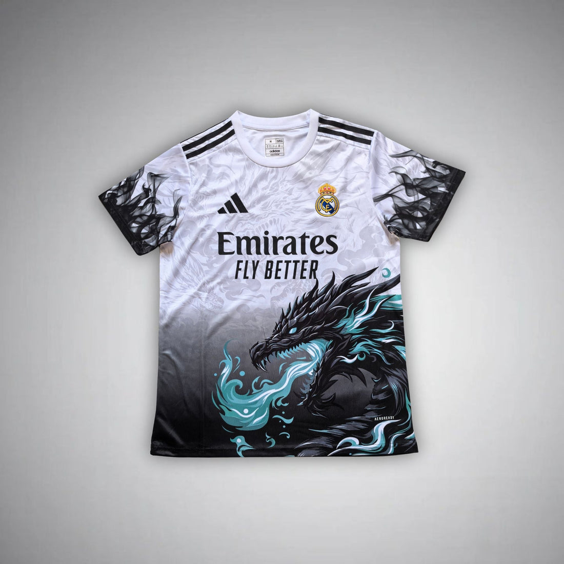 Real Madrid Kids Football Kit Emerald Flame